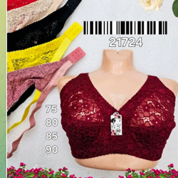 🌼⚘️سوتین تمام دانتل اعلا 
🌼⚘️داخل کار نخ پنبه ضدحساسیت 
🌼⚘️ب