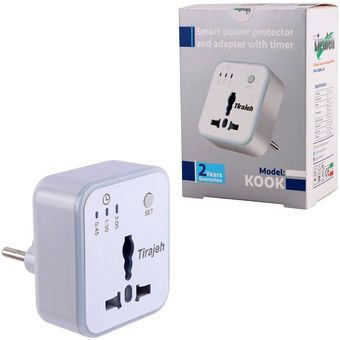 تبدیل برق 3 به 2 تایمر دار تیراژه KOOK