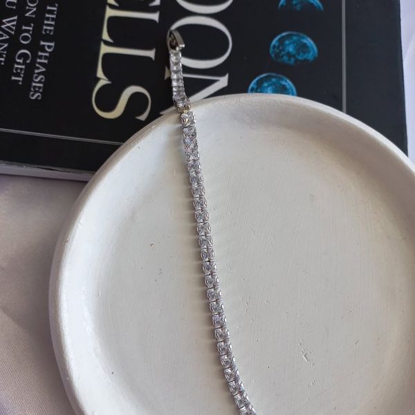 دستبند فول نگین جواهری