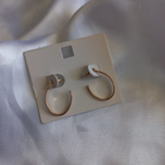 گوشواره بیضی مینیمال