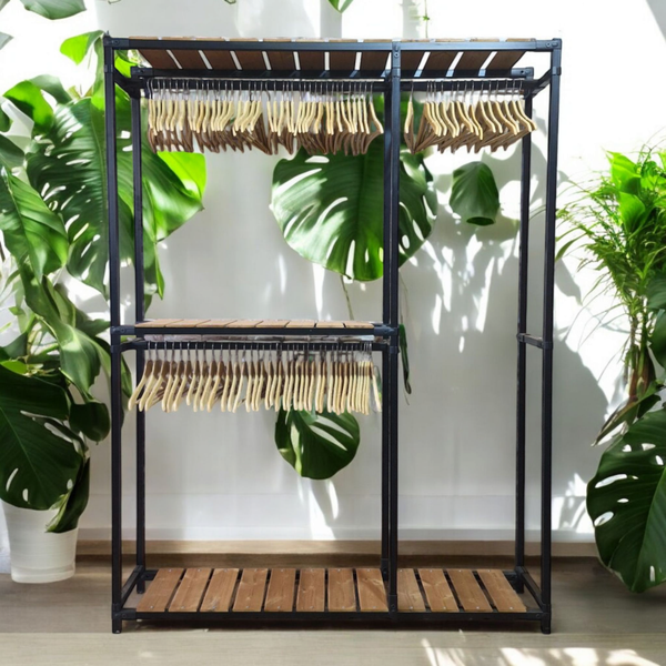 رگال لباس چوب و فلز مدل روما