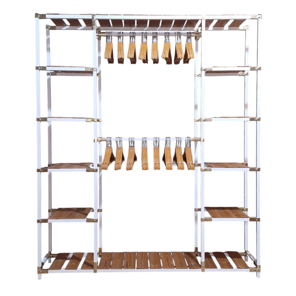 رگال لباس چوب و فلز مدل درسا