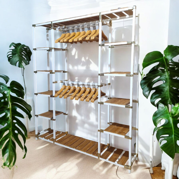 رگال لباس چوب و فلز مدل درسا