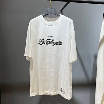 تیشرت آستین کوتاه سفید طرح دار / برند پول اند بییر Pull&bear / قالب Loose fit راحت