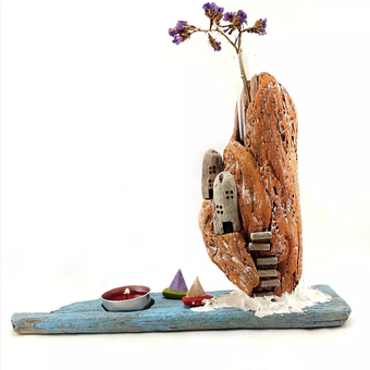 دکوری-جاقلمی- گلدان- جاشمعی