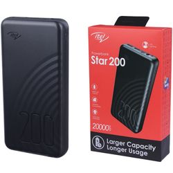 پاوربانک iTel Star 200 10.5W فست شارژ ایتل ظرفیت 20000 میلی آمپر ساعت