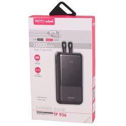 پاوربانک فست شارژ تسکو TSCO TP 936 ظرفیت 10000mAh – پشتیبانی از QC3.0 و PD با توان 22.5 وات