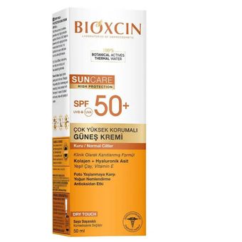کرم ضد آفتاب رنگی بیوکسن 50+SPF مناسب پوست های معمولی و خشک 50 میلی لیتر