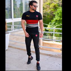 ست تیشرت شلوار مردانه پرسپولیس مدل Isko