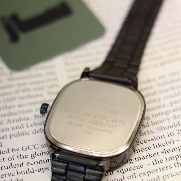 ساعت کاسیو الد مانی سبز بند مشکی