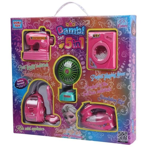ست اسباببازی خانگی 5 عددی مدل Bambi از برند DORJ TOY