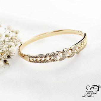 دستبند النگویی ژوپینگ طرح کارتیر کد 17524