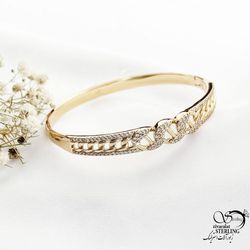 دستبند النگویی ژوپینگ طرح کارتیر کد 17524