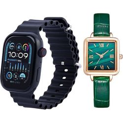 ساعت هوشمند JR-X30 + یک عدد ساعت عقربه ای زنانه