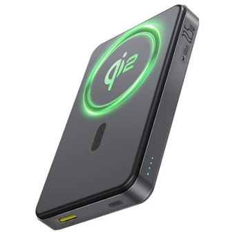 پاوربانک وایرلس 22.5 وات qi2 بیسوس مدل Airpow Ⅱ Qi2 Magnetic PPWPQ10-20 ظرفیت 10000 میلی‌آمپر ساعت