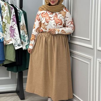 ست شومیز و دامن رزا 2910 کد 296