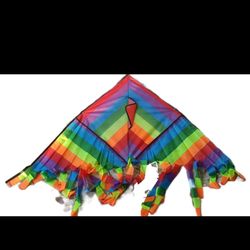 بادبادک پارچه ای مدل رنگین کمان