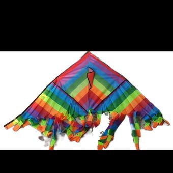 بادبادک پارچه ای مدل رنگین کمان