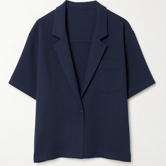 کت‌ تابستانی (Summer Blazer) رنگ سرمه ای