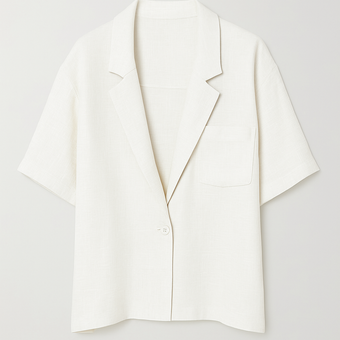 کت‌ تابستانی (Summer Blazer) رنگ سفید