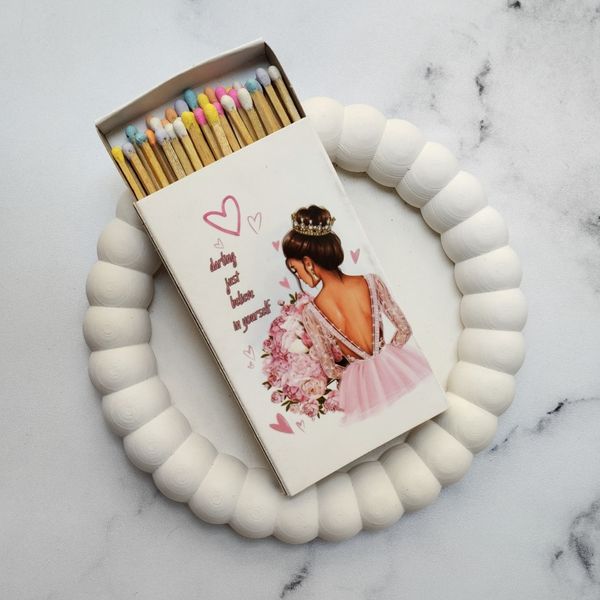 کبریت فانتزی جعبه مقوایی مدل پرنسس