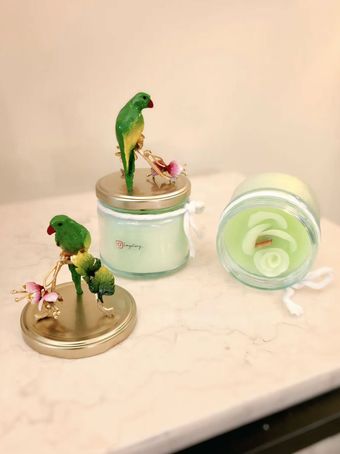 شمع معطر طوطی سبز