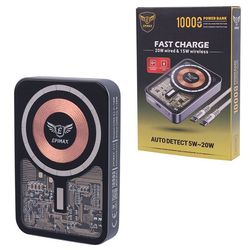 پاور بانک بی سیم فست شارژ اپی مکس EP-212 PD 20W ظرفیت 10000 میلی آمپر ساعت