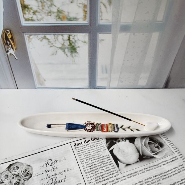 جاعودی سرامیکی طرح نهال و کتاب