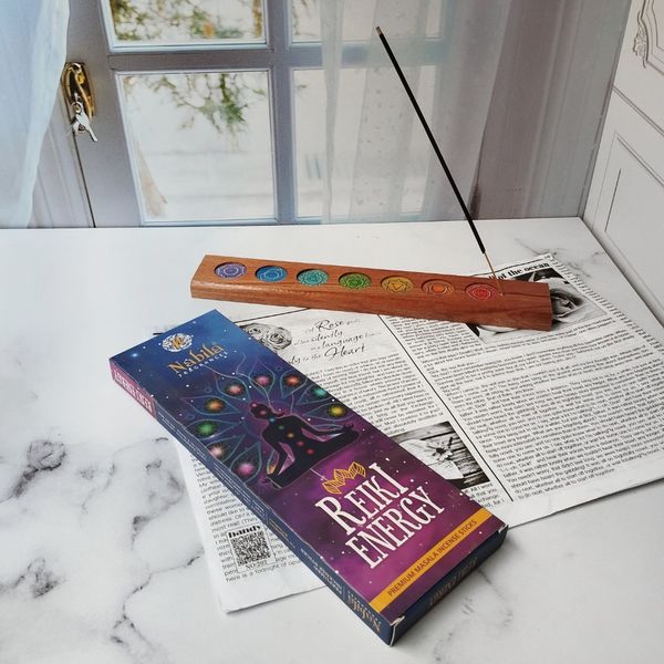 عود دست ساز هندی رایحه ریکی انرژی برند نابیلا