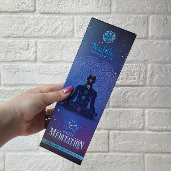 عود دست ساز هندی رایحه بلو مدیتیشن برند نابیلا