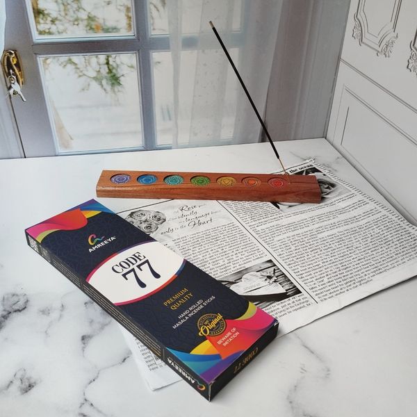 عود دست ساز هندی رایحه کد 77 برند آمریا