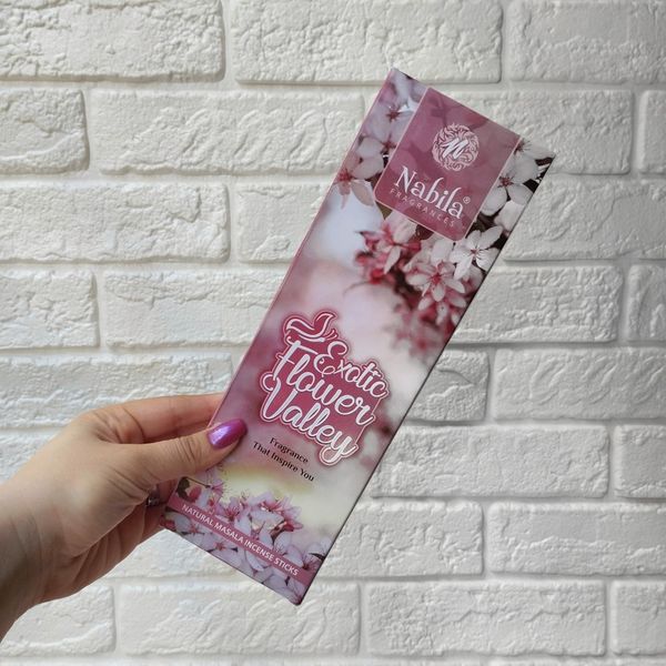 عود دست ساز هندی رایحه اگزوتیک فلاور ولی برند نابیلا