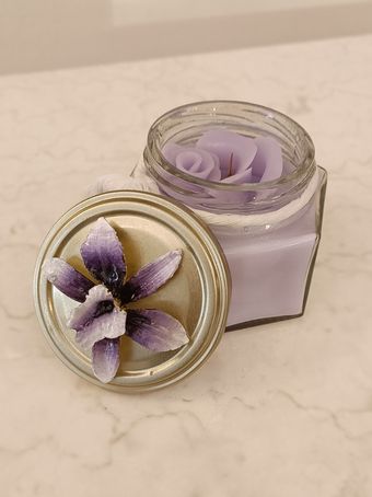 شمع  معطر  6 ضلعی کوچک