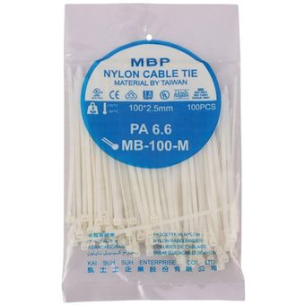 بست کمربندی MBP MS-100-M 2.5*100mm بسته 100 عددی