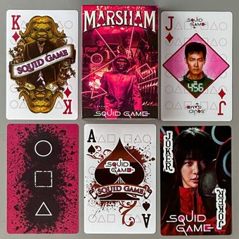 کارت بازی مدل  اسکویید گیم