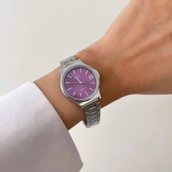 ساعت کاسیو صفحه بنفش