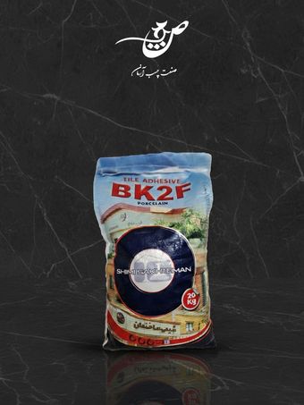 چسب کاشی و سرامیک پودری شیمی ساختمان BK2F طوسی