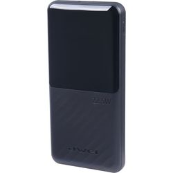 پاوربانک 10000 میلی آمپر اوی مدل Awei P76K توان 22.5 وات با کابل متصل