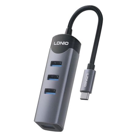 هاب 4 پورت Type-C الدینیو DS-134C