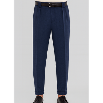 شلوار پارچه‌ای کمربندخور از برند SOOMARO