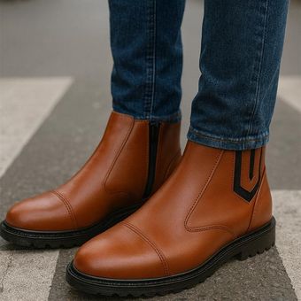 نیم بوت مردانه مدل sevin کد 6426