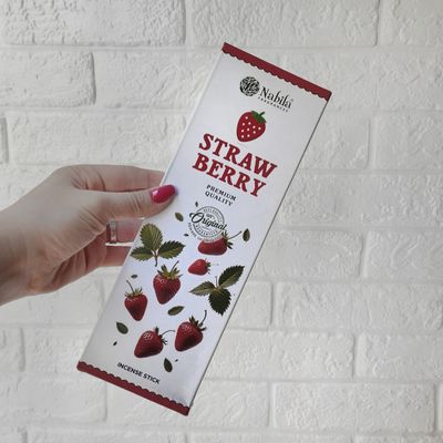 عود دست ساز هندی رایحه توت فرنگی برند نابیلا