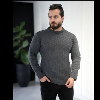 بافت مردانه مدل Carlo(زغالی )کد 6420