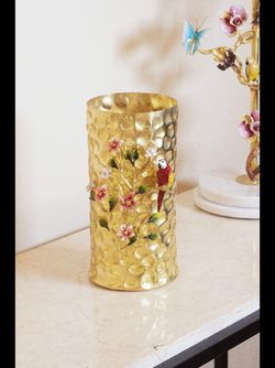 گلدان پرنده برنجی