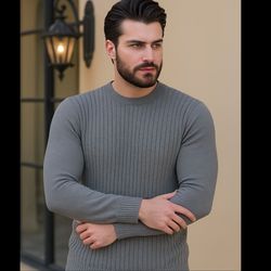 بافت مردانه مدل maranزغالی کد 6440