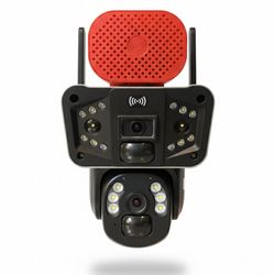 دوربین مداربسته تحت شبکه مدل چرخشی 3تصویر خورشیدی سیمکارتی OKAM