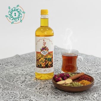 معجون چای زعفرانی دیار (زنجبیل، دارچین، هل، گلاب، زعفران) - 1 لیتر