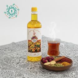 معجون چای زعفرانی دیار (زنجبیل، دارچین، هل، گلاب، زعفران) - 1 لیتر