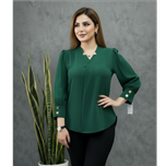 شومیز الیزه یقه ستاره مدل یلدایی لاریسا