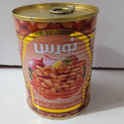 کنسرو لوبیا چیتی با سس گوجه فرنگی350 گرمی نورس
